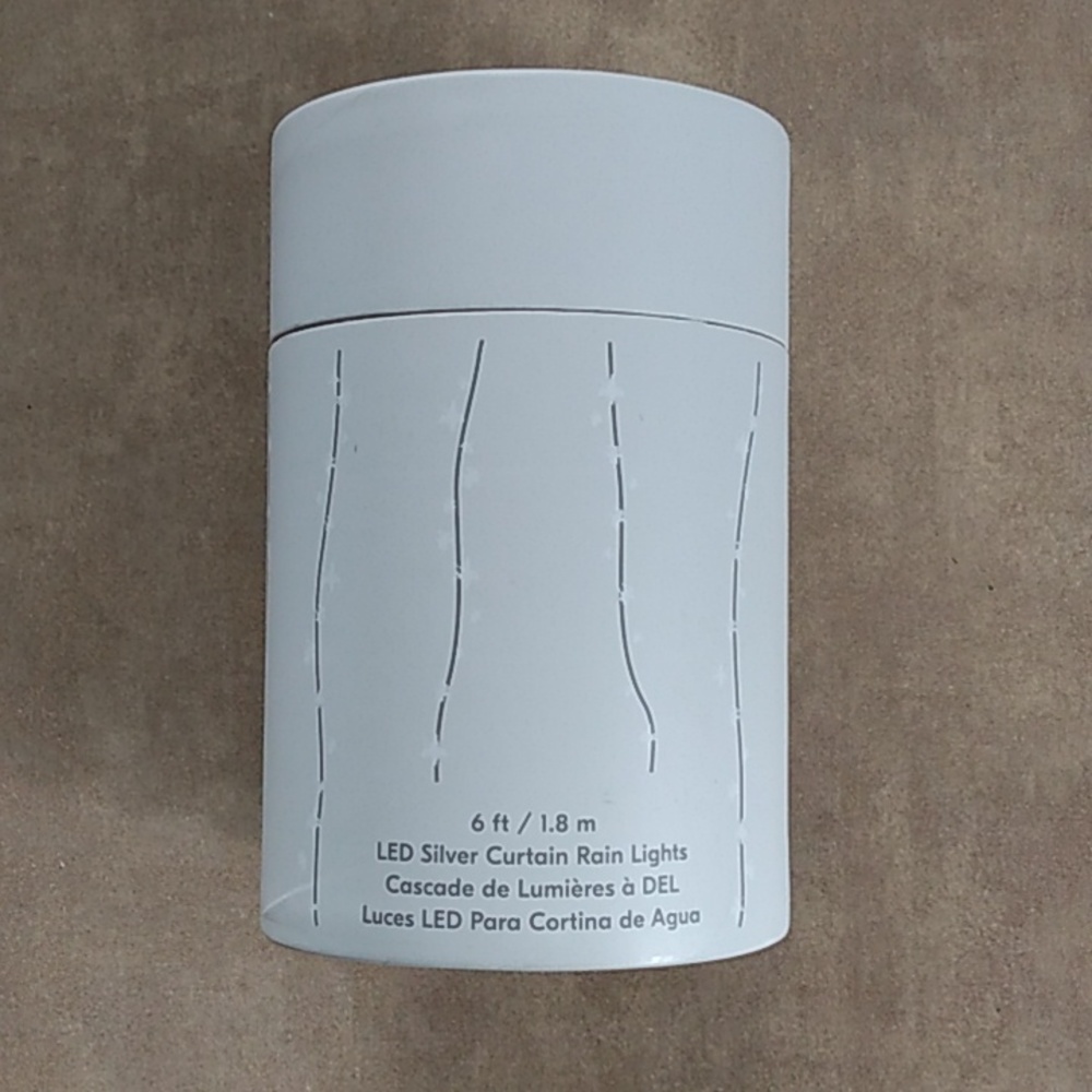 NEW West Elm LED Curtain Rain Lights - 6ft